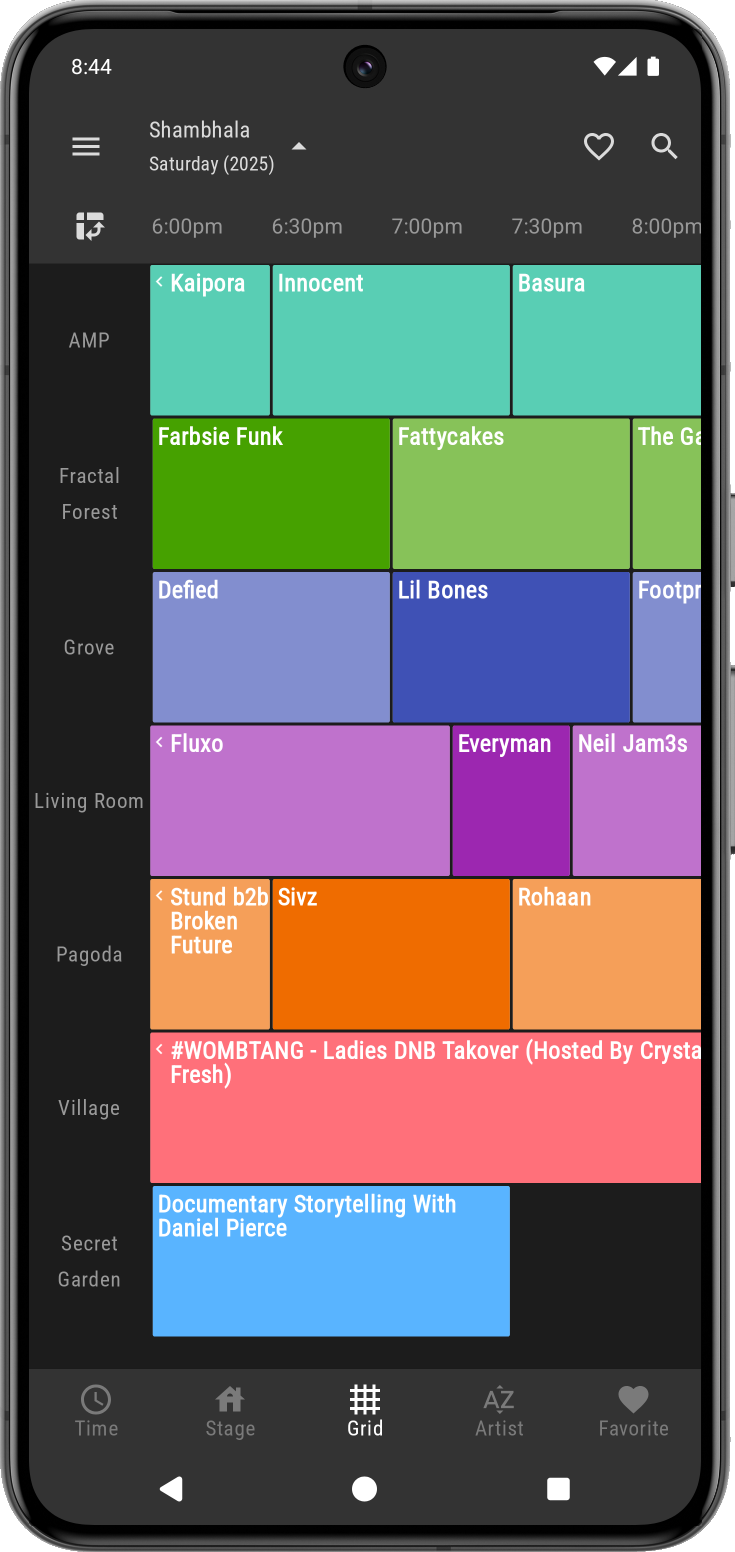 App Schedule Landscape